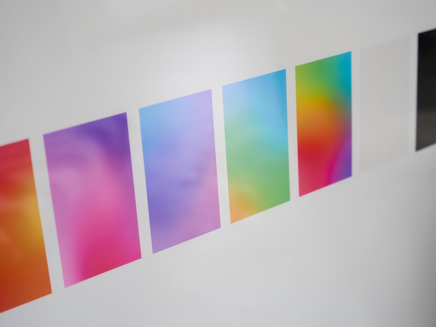 Weiterer gerahmter RGB-Print eines Instagram-Story-Hintergrunds