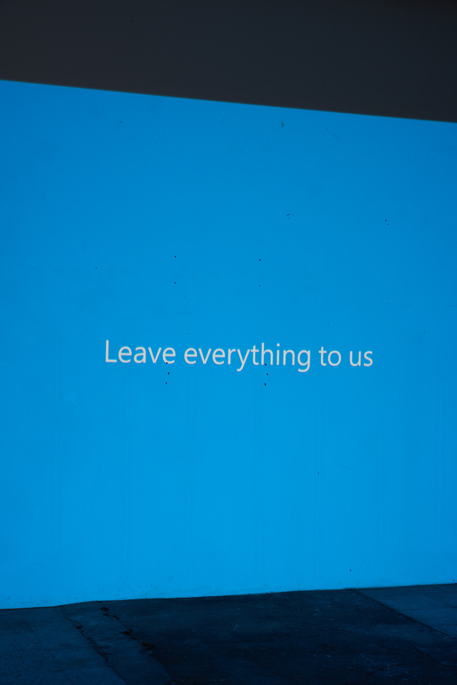 Don’t turn off your PC installation view