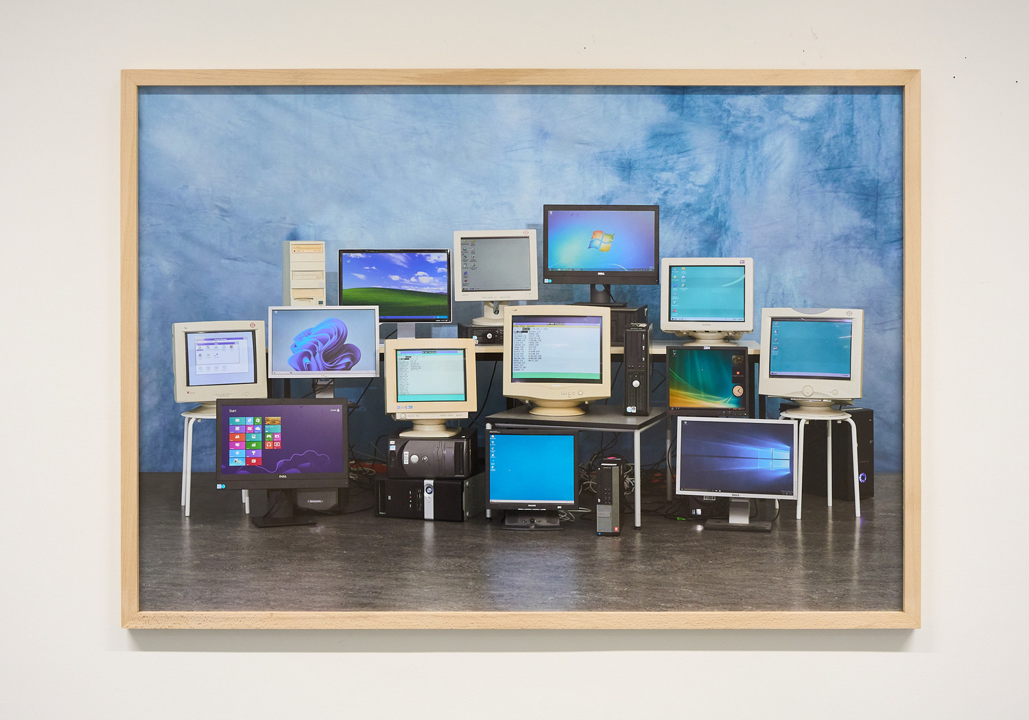 Detail of the Microsoft Windows Family Photo
